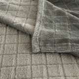 Gaeaspace  -  New Flannel Jacquard Blanket Plaid Series Cover Blanket Plain Velvet Blanket