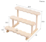 Gaeaspace  -  Creative Display Riser Stand Wooden Shelf for Perfume Organizer Perfume Display Shelf Figure Display Case Dolls Storage Rack