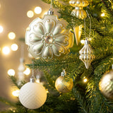 Gaeaspace  -  Ornaments for Christmas Trees, Elegant Hanging Ball Bulk, Christmas Ball Ornaments