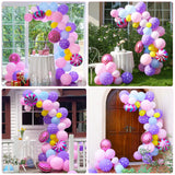 Gaeaspace   -  107 Pcs Rainbow Candy Aluminum Die Balloon Garland Arch Kit Kids Birthday Baby Shower Baptism Wedding Themed Decorations Globos