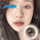 Gaeaspace  -  Bubbles Gray  Colored Contact Lenses Soft For Eyes Small Beauty Pupil Myopia Prescription Degrees Yearly Natural New Big