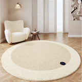 Gaeaspace  -  French Retro Style Rugs for Bedroom Fluffy Soft Living Room Decoration Round Carpet Thicken Plush Rug Large Area Study Floor Mat