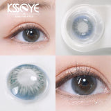 Gaeaspace  -  2Pcs Eyes Contacts Lenses with Diopter Fashion Soft Myopia Colored Lenses for Eyes Makeup Diameter 14.2mm Fast Shipping