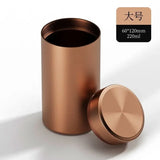 Gaeaspace  -  Titanium Aluminum Alloy Tea Can Travel Portable Sealed Jar Metal Mini Storage Box Nut Candy Jar Food Storage Container Art Decor