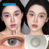 Gaeaspace  -   Bubbles Brown Colored Contact Lenses Soft For Eyes Small Beauty Pupil Myopia Prescription Degrees Yearly Natural New