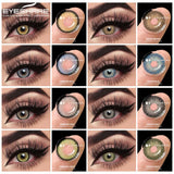 Gaeaspace  -  1 Pair Natural Contact Lenses Colored Contact Lenses for Eyes Yearly Blue Eye Lenses Gray Lens Cosmetics Contact Lenses