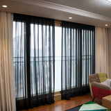 Gaeaspace  -  Black screen curtain balcony screen black screen decoration bedroom window shading partition screen curtain curtains for bedroom