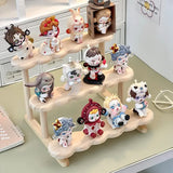 Gaeaspace  -  Desktop Storage Rack Wooden Ladder Figurine Display Rack Artifacts Tide Play Ornaments  Succulent Home Decorative Display Stand