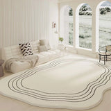 Gaeaspace  -  Ins Style Bedroom Decor Irregular Carpet Cloud Shape Plush Rug Minimalist Carpets for Living Room Fluffy Soft Thicken Floor Mat