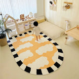 Gaeaspace  -  Arched Cloud Living Room Carpet Cute Children's Bedroom Rug Fluffy Soft Game Room Alfombra Oversized Cartoon Tapis Tapete ковер