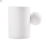 Gaeaspace  -  Home Ceramic Mug Creative Shape Breakfast Coffee Cup Couple Milk Cup 280ml Coffee Mug Living Room Decoration Dining Tableware