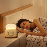 Gaeaspace  -  Toaster Night Light Alarm Clock Children Alarm Clock Bedside Luminous Clock Charging Bedroom Night Lamp Decoration Children Gift