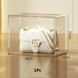 Gaeaspace  -  Acrylic Transparent Luxury Bag Storage Box Home Living Room Figure Model Hand Office Display Cabinet Shoes Organizer Storage Box