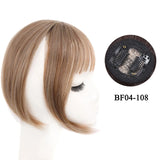 Gaeaspace  -  Synthetic Topper Hairpiece False Bang Clip-In Bangs Extension Natural Fake Fringe Invisible Clourse Hairpiece for Women