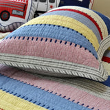 Gaeaspace  -  3pcs Set Bedspreads with Pillowcase King Size Bed Sheet European Style Flat Sheet Sets Comforter Cotton Bedding Set Linen Stitch