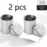 Gaeaspace  -  Titanium Aluminum Alloy Tea Can Travel Portable Sealed Jar Metal Mini Storage Box Nut Candy Jar Food Storage Container Art Decor