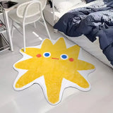 Gaeaspace  -  Lovely Printing Star Bedroom Rug Cartoon Kids Room Bedside Mat Soft Living Room Carpet Floor Pad Kawaii Home Nursery Decor