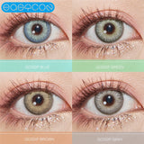 Gaeaspace  -  contact lens small beauty pupil unique Himalayan green crazy cosplay Yearly Contact Lenses For Eyes Degrees Myopia prescription