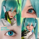 Gaeaspace  -   2pcs Colored Contacts Lens with Degree Yearly Disposable CANDY Series Korean Big Eyes Contact Pupils Free Shipping