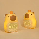 Gaeaspace  -  5Style Capybara Silicone Lamp Cute Animal Night Light Christmas Birthday Gift Recharging Warm Room Decoration Soft Safe Light