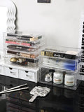 Gaeaspace  -  Acrylic Organizer for Cosmetics Makeup Organizer Clear Bathroom Storage Box Storage Drawers Jewelry Box Mask Holder Stackable