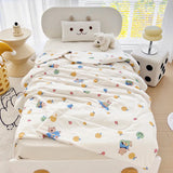 Gaeaspace  -   New Children's Summer Quilt Knitted Cotton Summer Quilt Kindergarten Duvet Ice Cream Summer Quilt Airable Cover