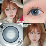 Gaeaspace  -   1Pair Colored Contacts Brown Lenses with Degree Yearly Use Natural Big Eyes Beautiful Pupils for Free Shipping