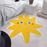 Gaeaspace  -  Lovely Printing Star Bedroom Rug Cartoon Kids Room Bedside Mat Soft Living Room Carpet Floor Pad Kawaii Home Nursery Decor