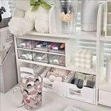 Gaeaspace  -  bedroom refresh Double-Layer Stationery Organizer Office Desk Accessories Organizers Storage Desktop School Supplies