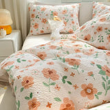 Gaeaspace  -  Bedding Set Minimalist Rural Style Floral. Selsack Four PIECE Set, Washing Cotton Bed Sheets, Bed Sheets,Covers, Girl