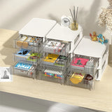 Gaeasapce  -  Desktop Multi-Layer Cosmetic Storage Box Office Coffee Capsule Marker Stationery Organizer Rack Study Ledger Marker Storage