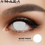 Gaeaspace  -  Cosplay Color Contact Lenses for Eyes Anime Eye Lens 1Pair White Black Lenses Coenses for Eyes Color Cosmetic Contact Lens