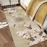 Gaeaspace  -  Chinese Classical Bedroom Bedside Carpet Classic Landscape Flower Bird Painting Balcony Rug IG Large Area Luxury Decoration Home