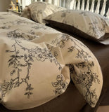 Gaeaspace  -  European rustic flower bedding set girl,twin full queen king french floral cotton home textile bed sheet pillow case duvet cover