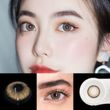 Gaeaspace  -  1Pair Color Contact Lenses For Eyes Blue Green Beauty Pupils Natural Contact Lenses Dawn Series Makeup Lens With Case