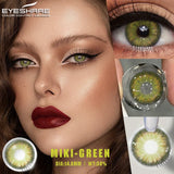 Gaeaspace  -  Colored Contact Lenses for eyes Contacts Lenses Colorful Natural Green Eyes 14MM Lenses Yearly Use Eye Cosmetics Pupil