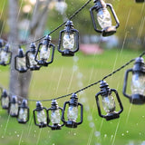 Gaeaspace  -  LED Solar Lamp String Kerosene Bottle Retro Light String Christmas Decoration Lamp Garden Atmosphere Light Outdoor Camping Light