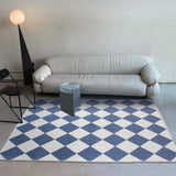 Gaeaspace  -  Japanese Style Carpets for Living Room Checkerboard Bedroom Decor Plush Rug Fluffy Soft Cloakroom Carpet Home Washable Floor Mat