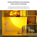 Gaeaspace  -  LED Table Lamp for Study Eye Protection USB Touch Dimming Reading Light Flashlight Bedroom Bedside Decor Photo Sunset Desk Lamps