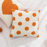 Gaeaspace  -  Home pillow orange modern ins flannel Mao Jinxiu sofa bedside cushion pillow cover