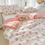 Gaeaspace  -  200X150CM Summer Quilt Air Conditioning Thin Quilt Child Double Side Cover Polyester Printed Adult Washable Bed Home Blanket