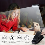 Gaeaspace  -  Eye Protection LED Book Light Clip-On Desk Lights Flexible Reading Lamp Adjustable Battery Powered For Bedroom Studying Lighting