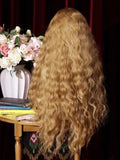 Gaeaspace  -  Female Wig long curly black fluffy wool roll retro roll  Princess lolita full top wig cos simulation hair blond wigs for women