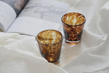 Gaeaspace  -  Foreign Trade Retro Old Fashion Tortoiseshell Leopard Pattern Handmade Glass Water Glass Wine Glass Whisky Glasses