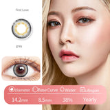 Gaeaspace  -  1 Pair/2pcs Fashion Lenses Blue Puple Gray Contact Lenses for Eyes Beauty Lenses Eye Color Comestic Natural Pupil Yearly