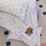 Gaeaspace  -  New Soft and Comfortable Bubble Cotton Printed Summer Quilt Four-Piece Set