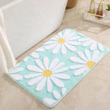 Gaeaspace  -  Carpet Rug Bedroom Mat room decor Bath for Foot carpets living Home floor bathroom kitchen door mats aesthetic absorbent Flower