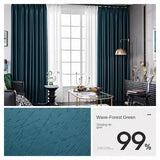 Gaeaspace  -  Thickened shading insulation living room curtains home bedroom double open sunshade curtain Modern American Luxury Drapes