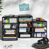 Gaeaspace  -  2/3 Layers Pen Holder Drawer Organizers Large Capacity Desk Organizer Stationery Office Organizing Plastic Boxes Accessories