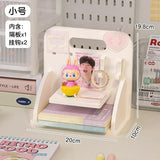 Gaeaspace  -  Desktop Hole Board Small Card Display Shelf Desk Workstation Storage Dormitory Partition Shelf Desk Organizer Stationery Holder